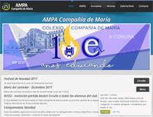Tablet Screenshot of ampaciamaria.com